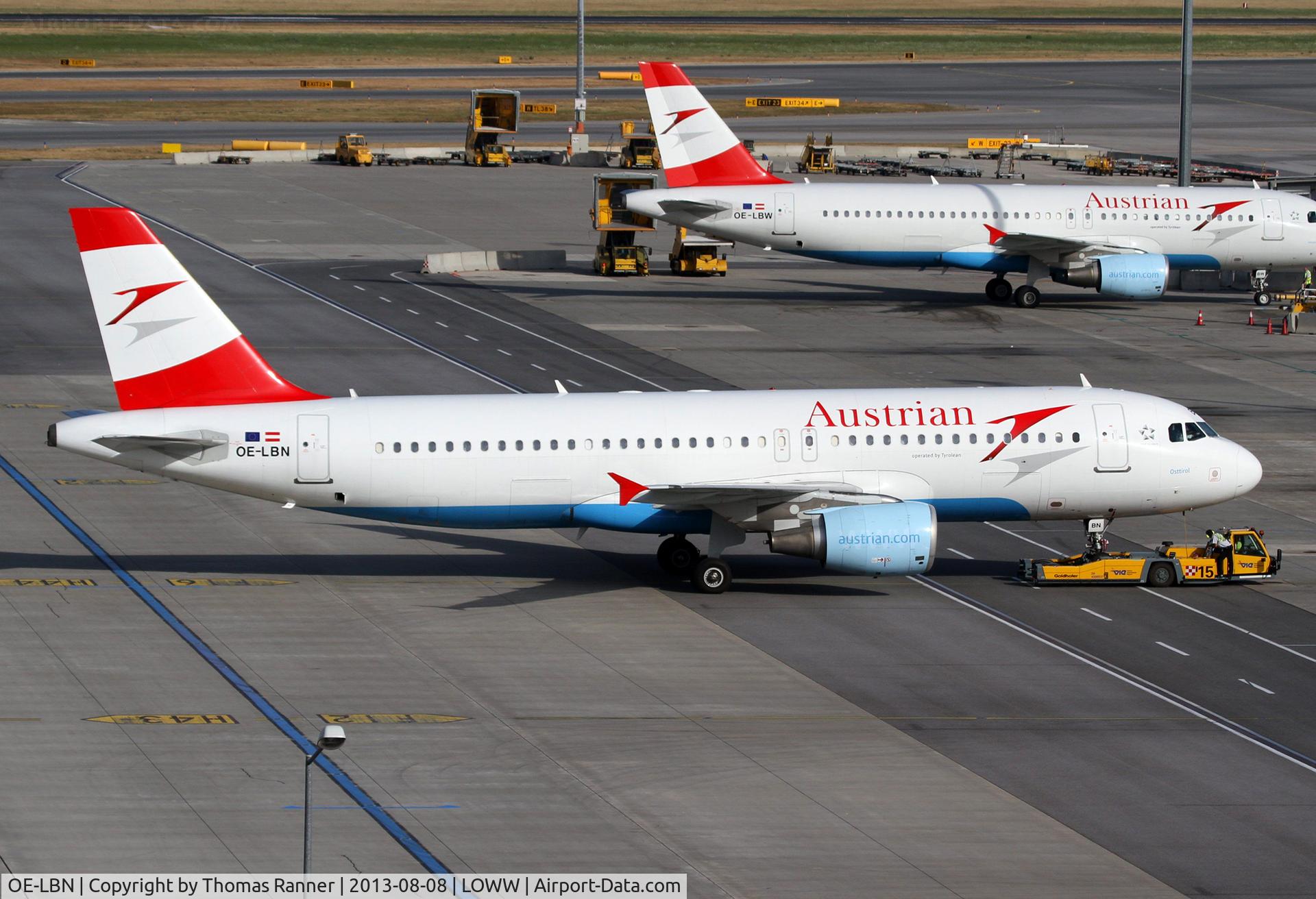 OE-LBN, 1997 Airbus A320-214 C/N 768, Austrian A320