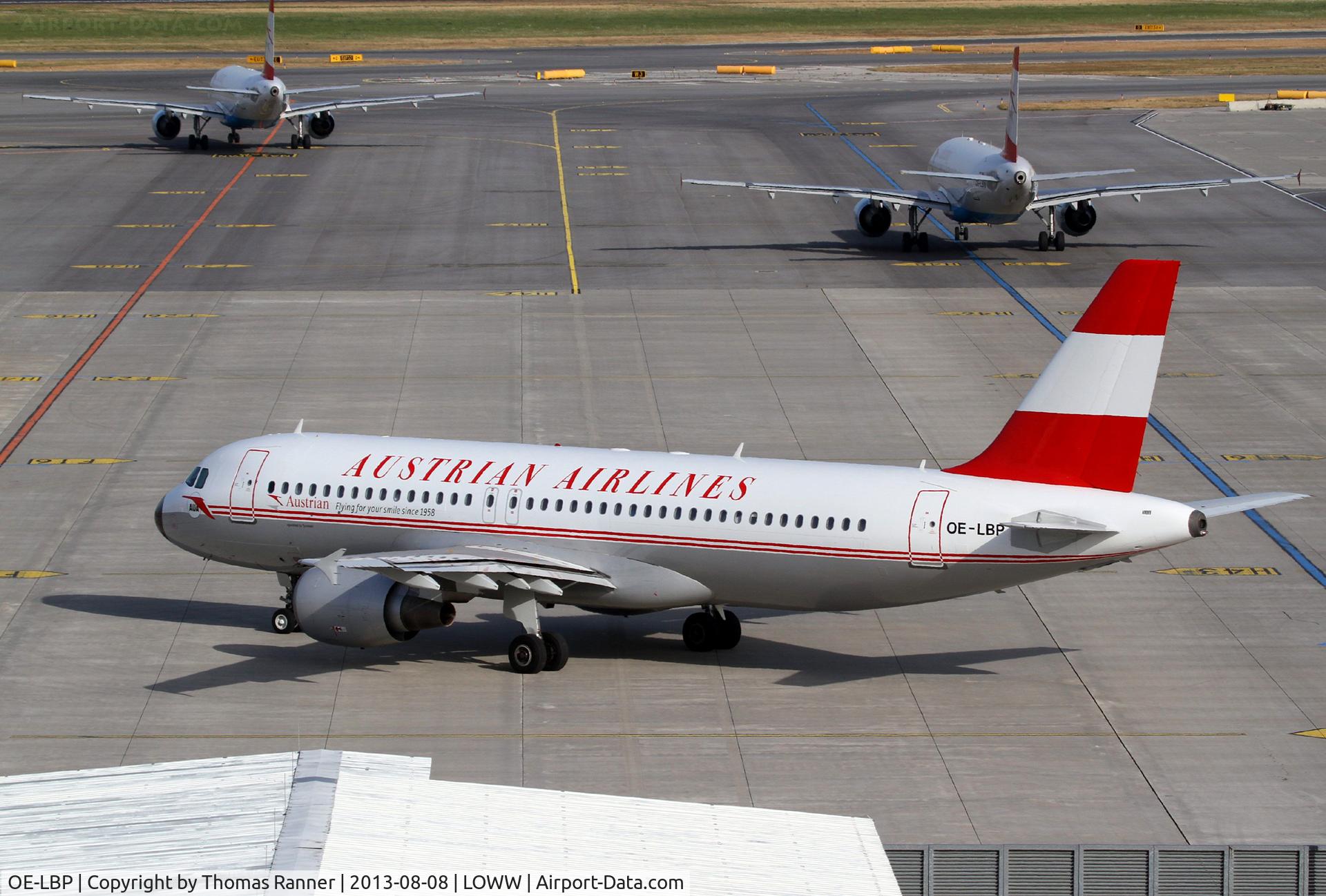 OE-LBP, 1998 Airbus A320-214 C/N 797, Austrian A320
