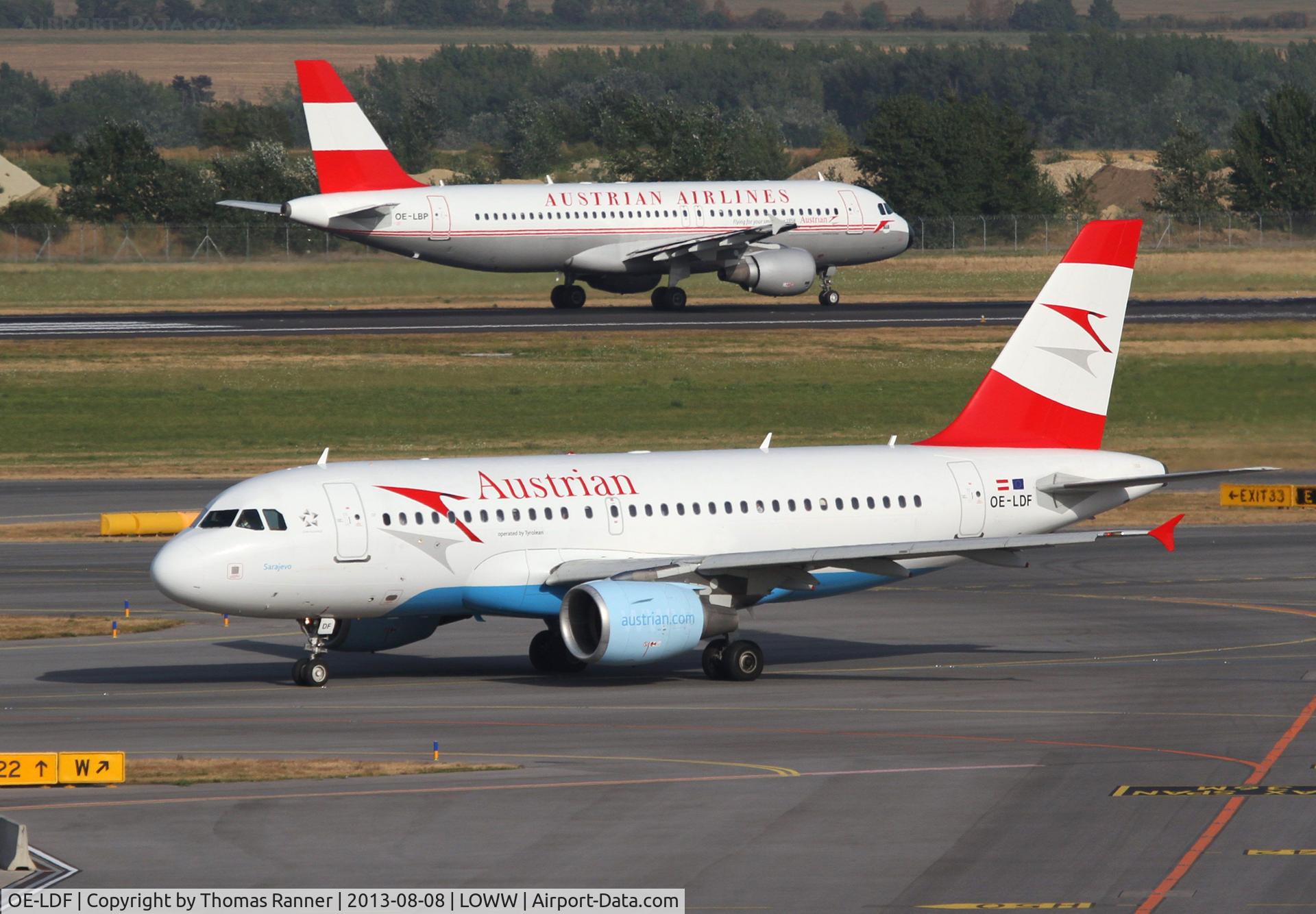 OE-LDF, 2005 Airbus A319-112 C/N 2547, Austrian A319