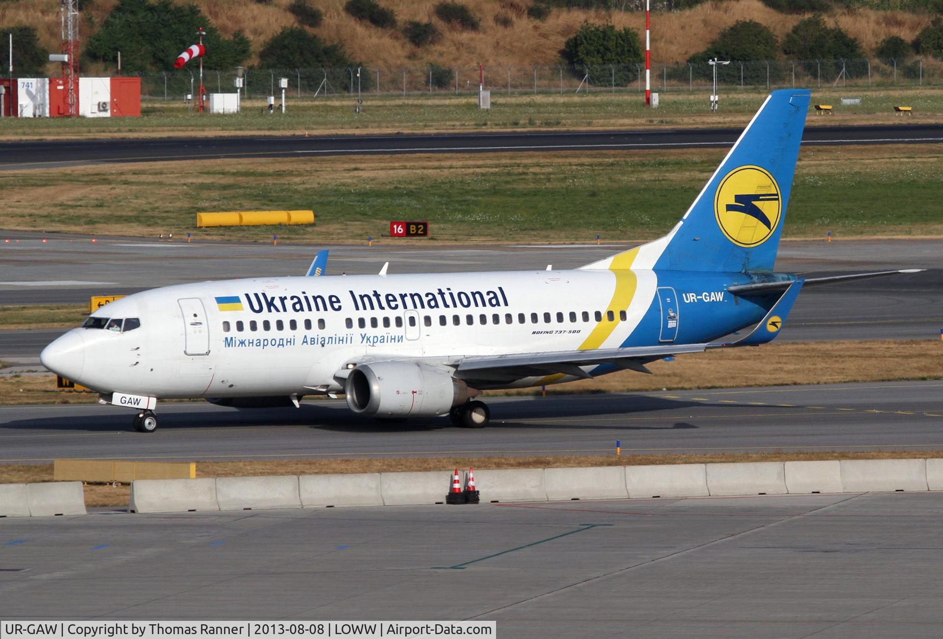 UR-GAW, 1991 Boeing 737-5Y0 C/N 24898, UIA B737
