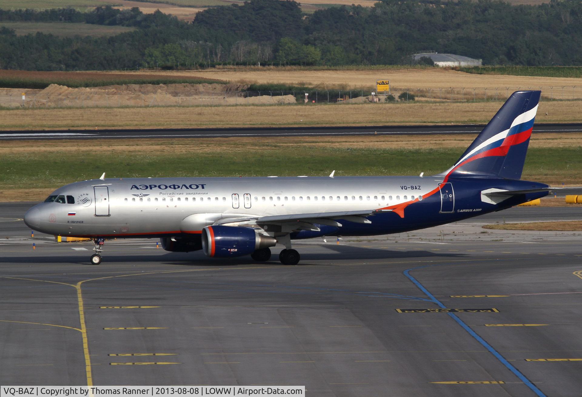 VQ-BAZ, 2009 Airbus A320-214 C/N 3789, Aeroflot A320