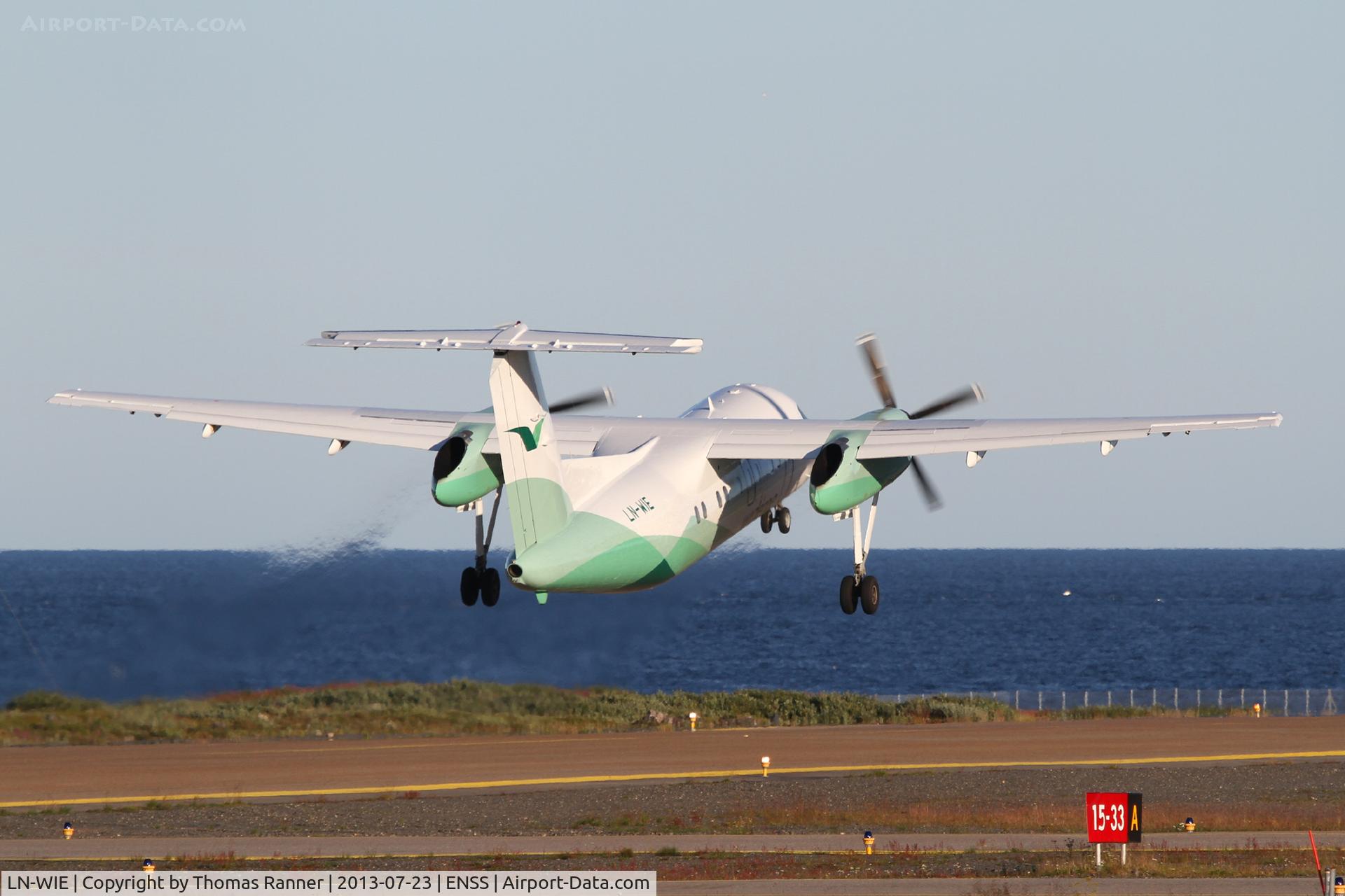 LN-WIE, 1994 De Havilland Canada DHC-8-103 Dash 8 C/N 371, Wideroe DHC-8