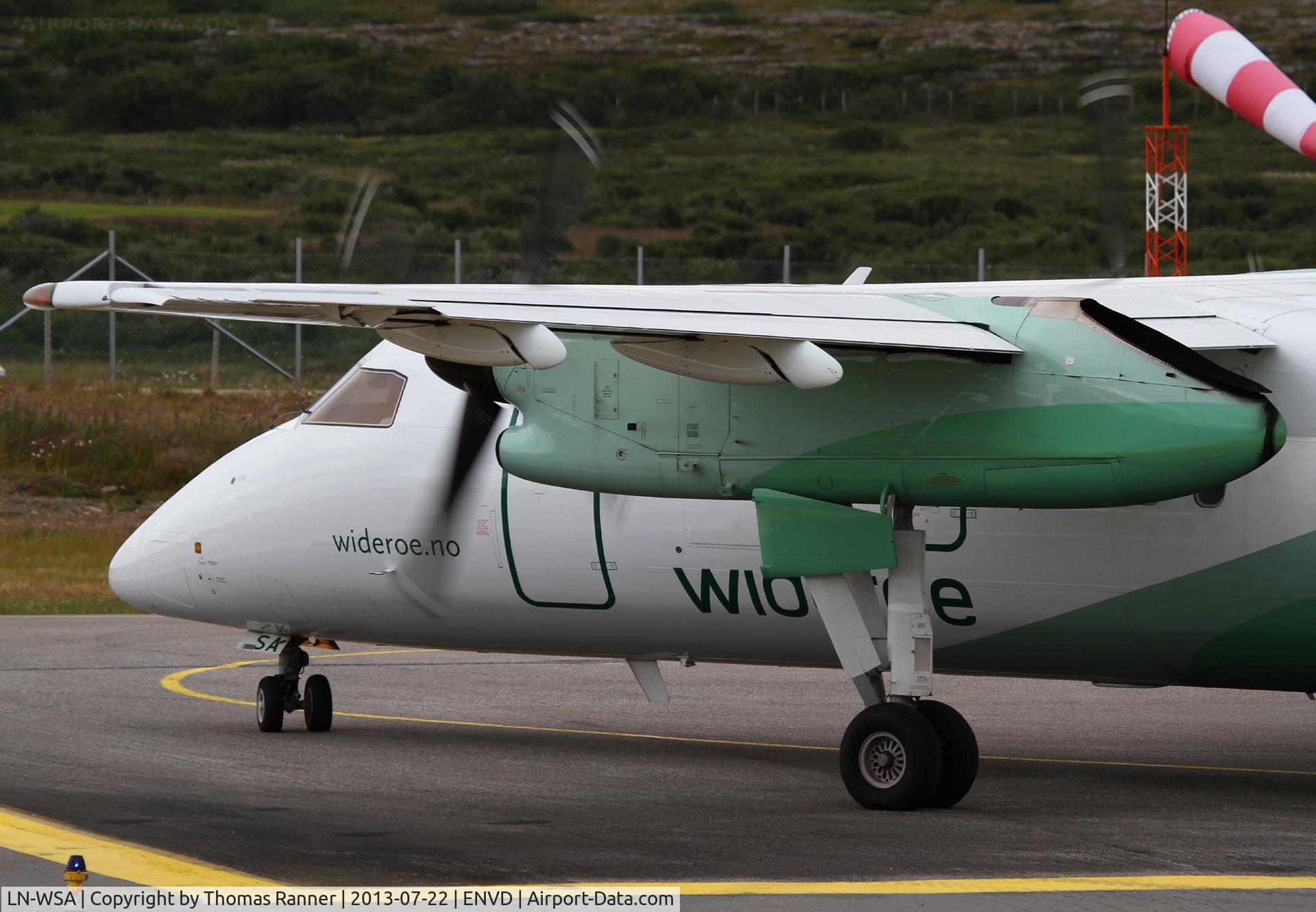 LN-WSA, 1996 De Havilland Canada DHC-8-202 Dash 8 C/N 435, Widerøe DHC-8