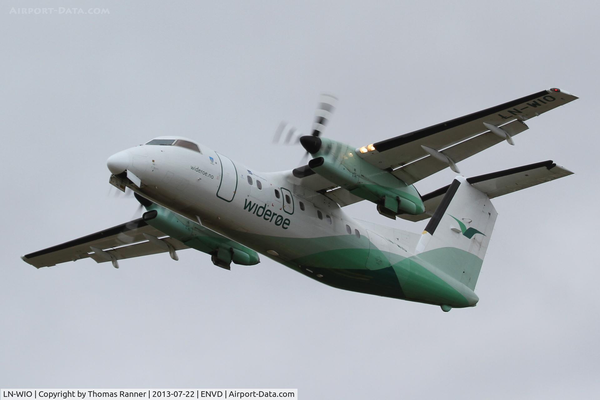 LN-WIO, 1995 De Havilland Canada DHC-8-103B Dash 8 C/N 417, Widerøe DHC-8