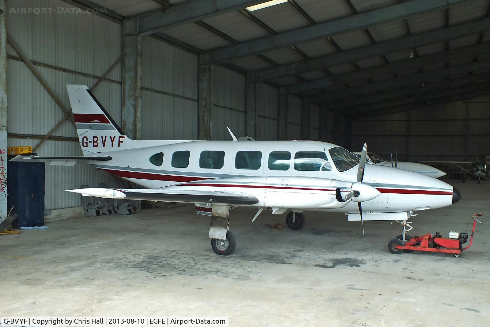 G-BVYF, 1979 Piper PA-31-350 Navajo Chieftain Chieftain C/N 31-7952102, FlyWales