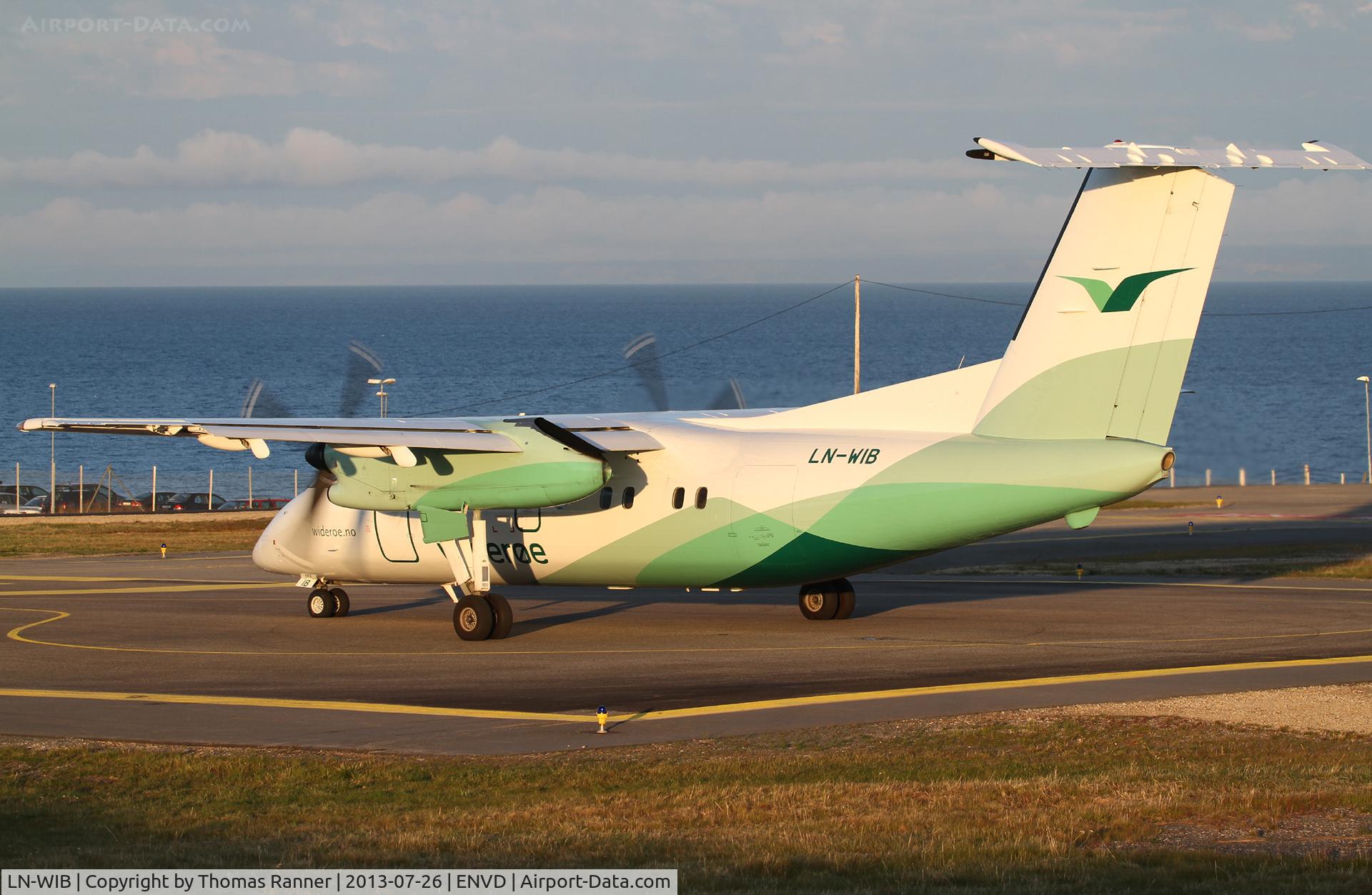 LN-WIB, 1993 De Havilland Canada DHC-8-103B Dash 8 C/N 360, Widerøe DHC-8