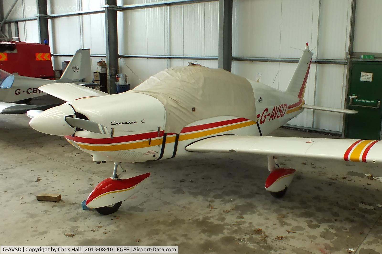 G-AVSD, 1967 Piper PA-28-180 Cherokee C/N 28-4195, privately owned