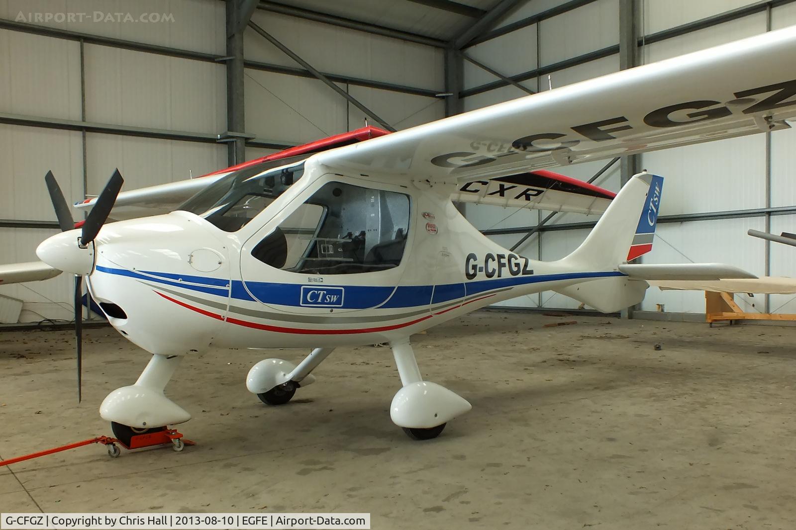 G-CFGZ, 2008 Flight Design CTSW C/N 8390, privately owned