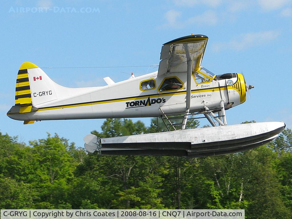 C-GRYG, 1959 De Havilland Canada DHC-2 MK. I C/N 1335, This yellow Beaver was flying off the Lower Pickerel River with passengers on a scenic flight. It is based here at the Port Loring Water Aerodrome (CNQ7) in the beautiful Canadian wilderness about 140 nm North of Toronto.