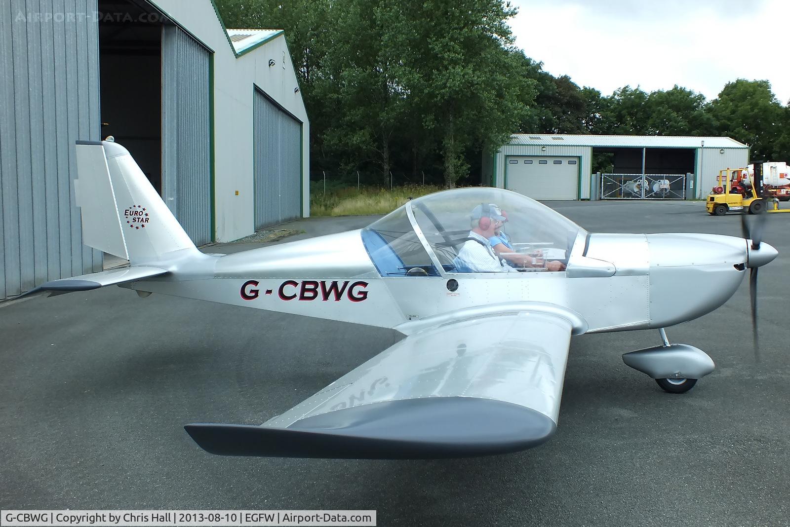 G-CBWG, 2002 Aerotechnik EV-97A Eurostar C/N PFA 315-13918, privately owned