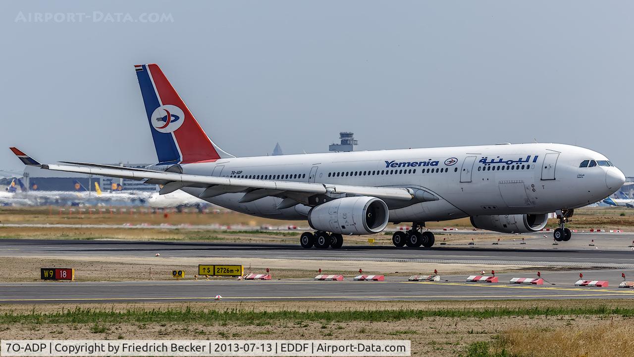 7O-ADP, 2004 Airbus A330-243 C/N 625, departure via RW18W