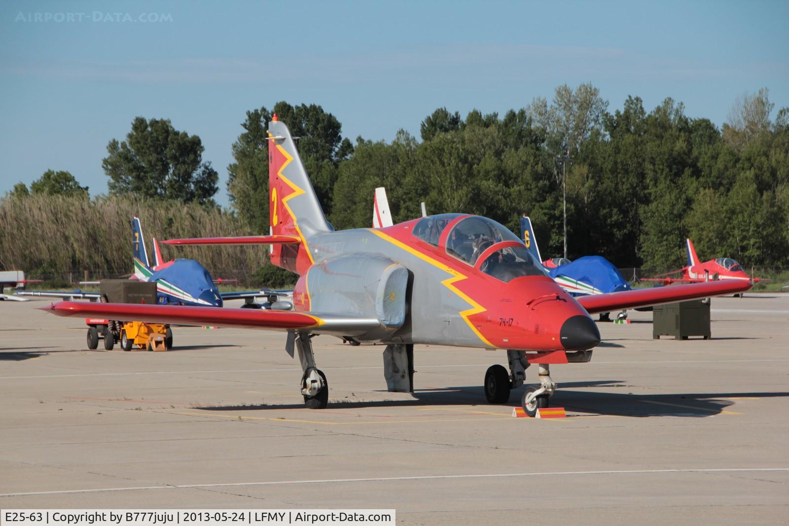 E25-63, CASA C-101EB Aviojet C/N EB01-68-068, at Salon de Provence