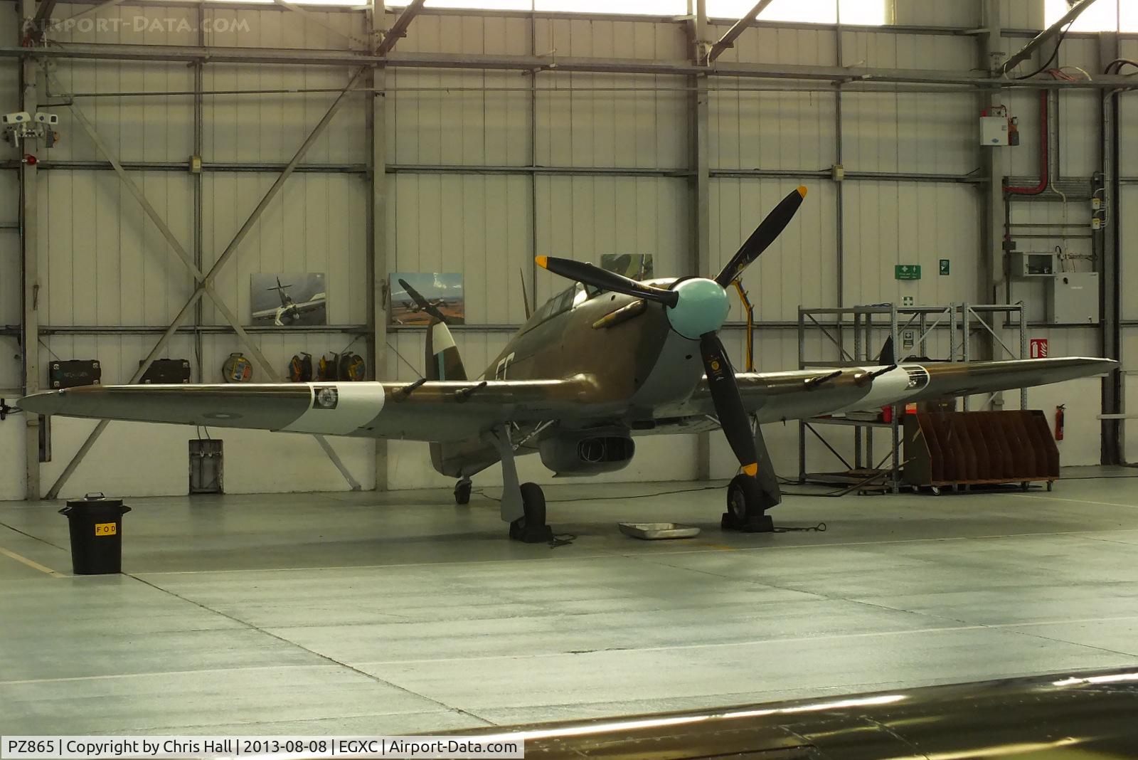 PZ865, 1944 Hawker Hurricane IIC C/N PZ865, The last Hurricane ever built (of 14,533), PZ865 rolled off the Hawker production line at Langley, Bucks, in July 1944 with the inscription ‘The Last of the Many’ on her port and starboard sides