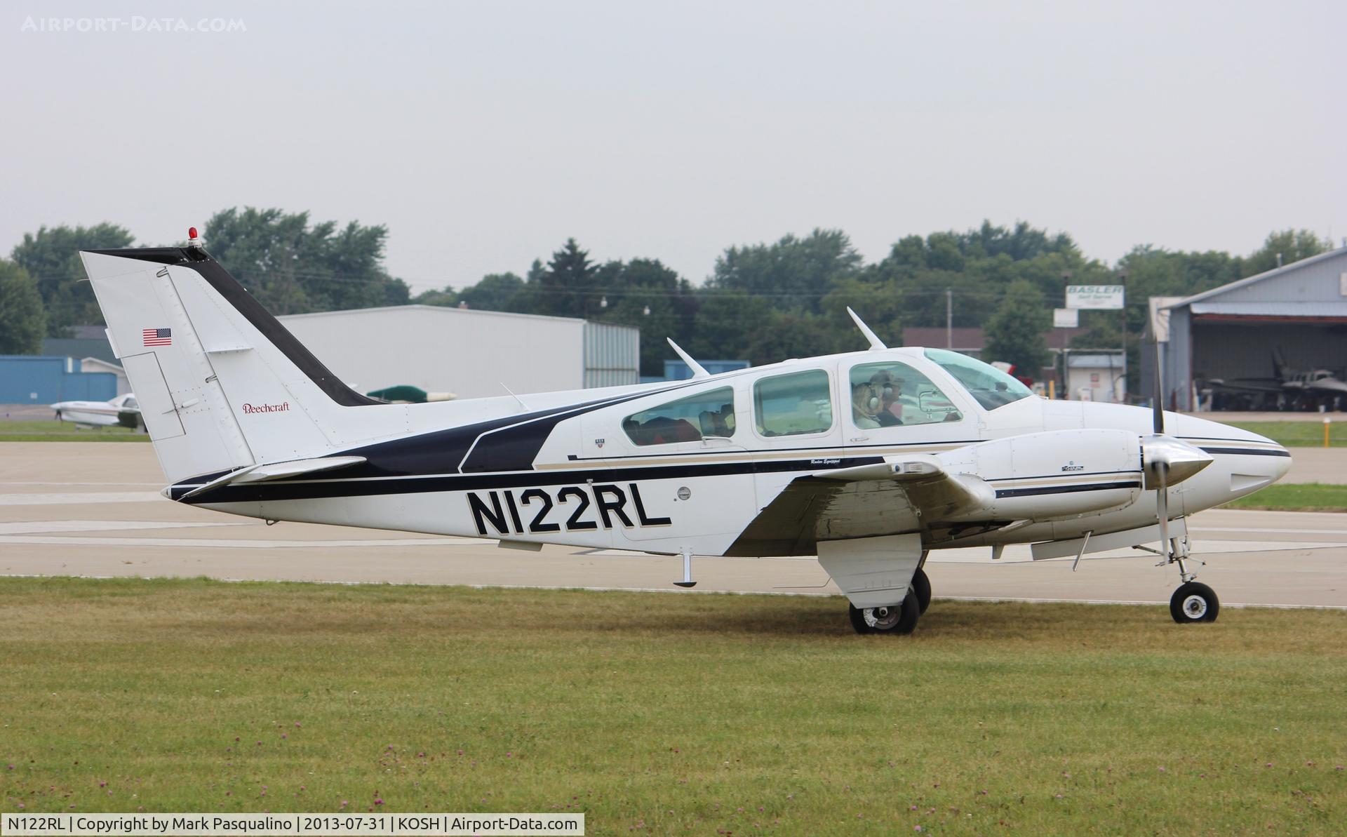 N122RL, 1978 Beech 95-B55 (T42A) Baron C/N TC-2177, Beech B55