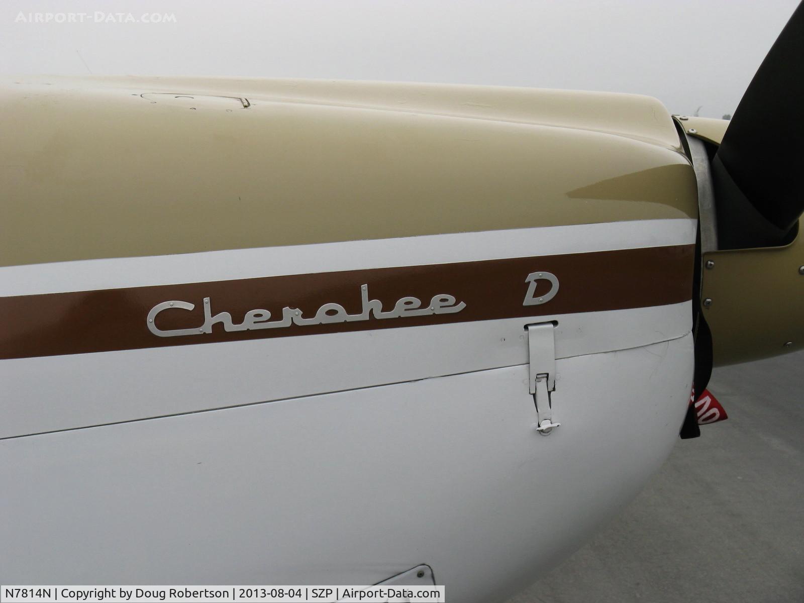 N7814N, 1969 Piper PA-28-180 Cherokee D C/N 28-5265, 1969 Piper PA-28-180 CHEROKEE D, Lycoming O&VO-360 180 Hp, logo