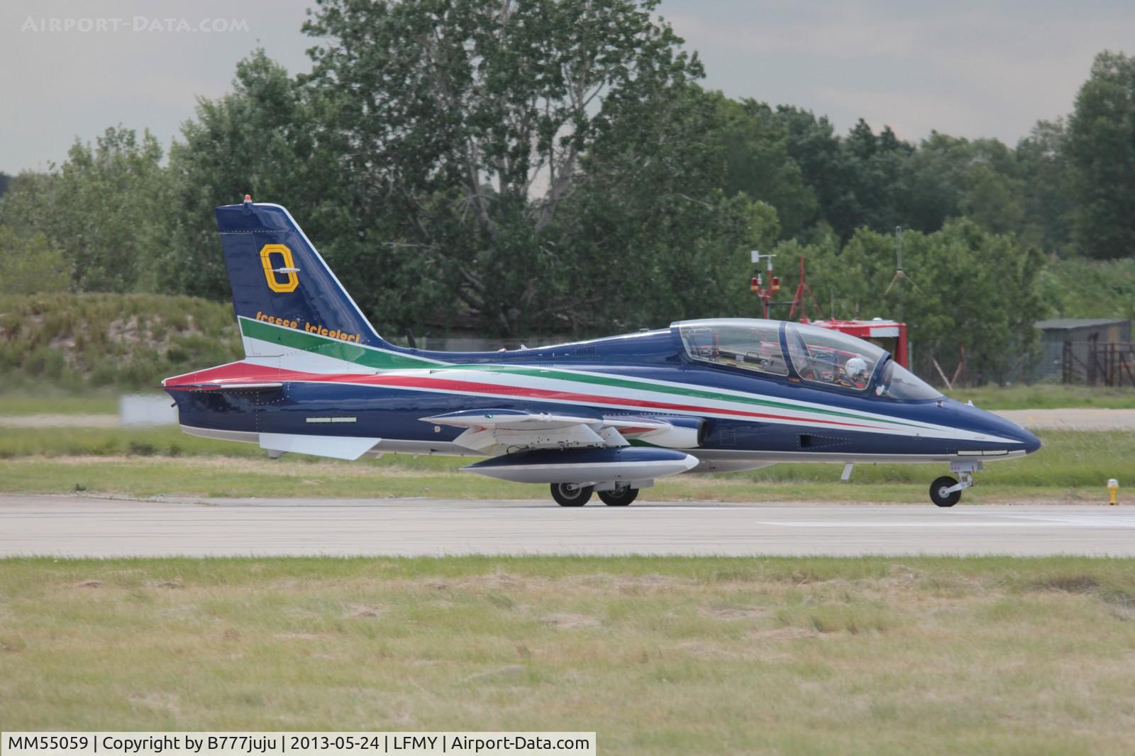 MM55059, Aermacchi MB-339A MLU C/N 6853/191/AA088, at Salon de Provence