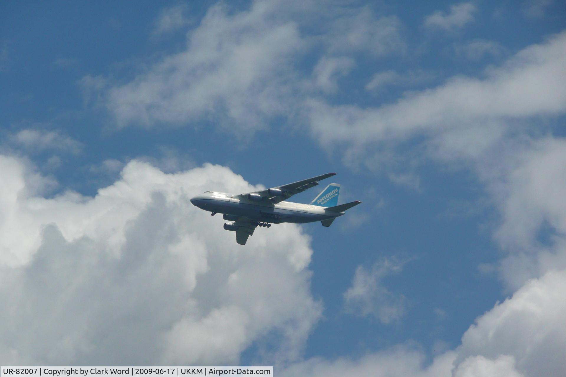 UR-82007, 1988 Antonov An-124-100 Ruslan C/N 19530501005, On final into Gostomel  Airport