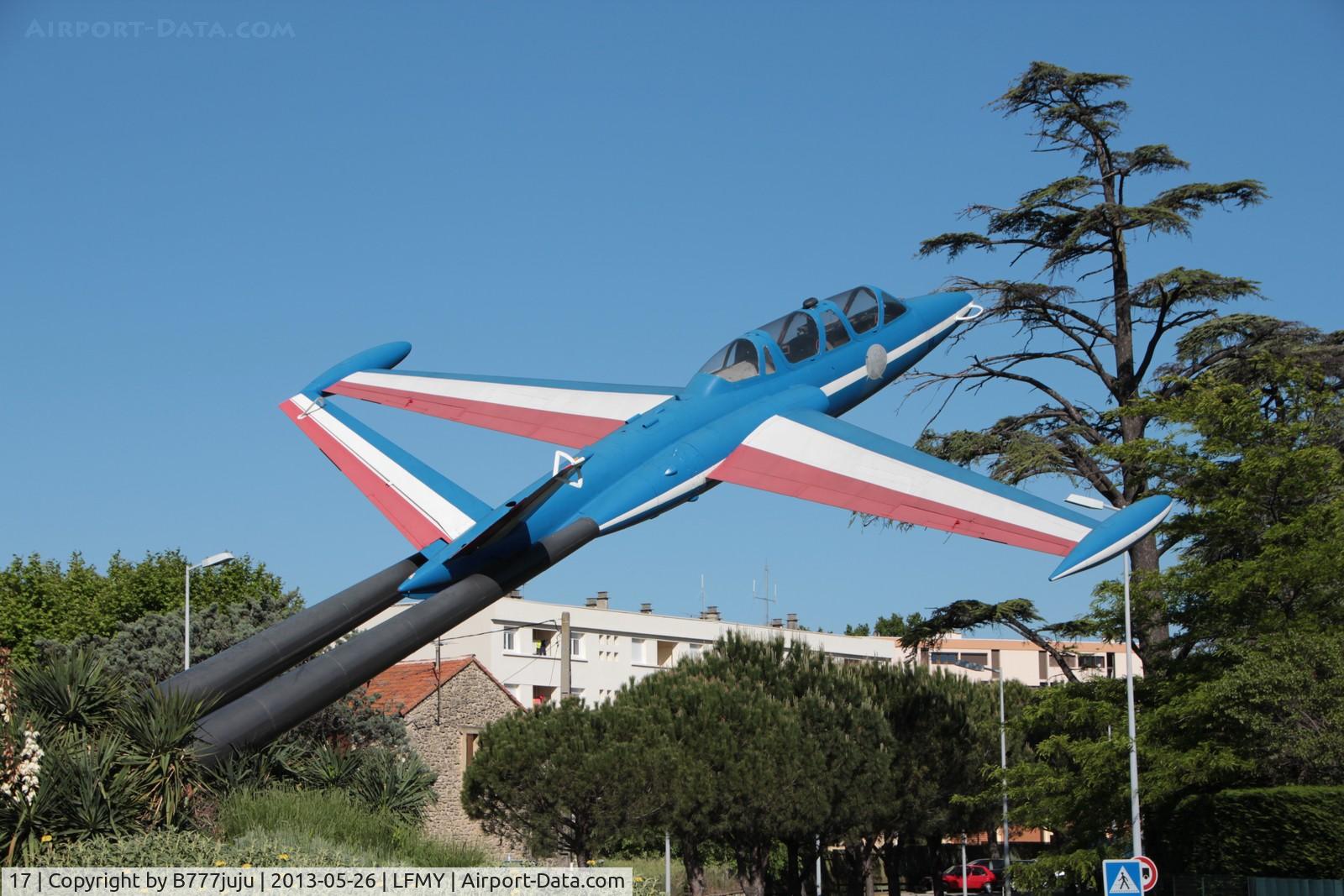 17, Fouga CM-170 Magister C/N 17, at Salon de Provence