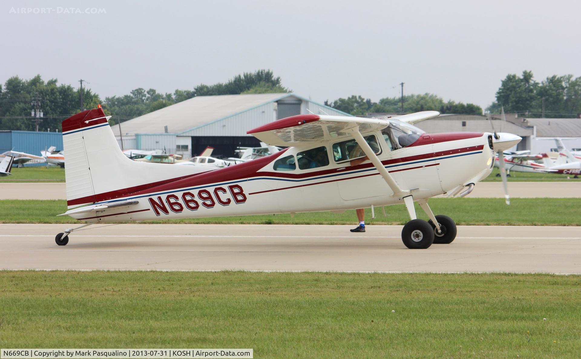 N669CB, 1976 Cessna 180J C/N 18052725, Cessna 180J
