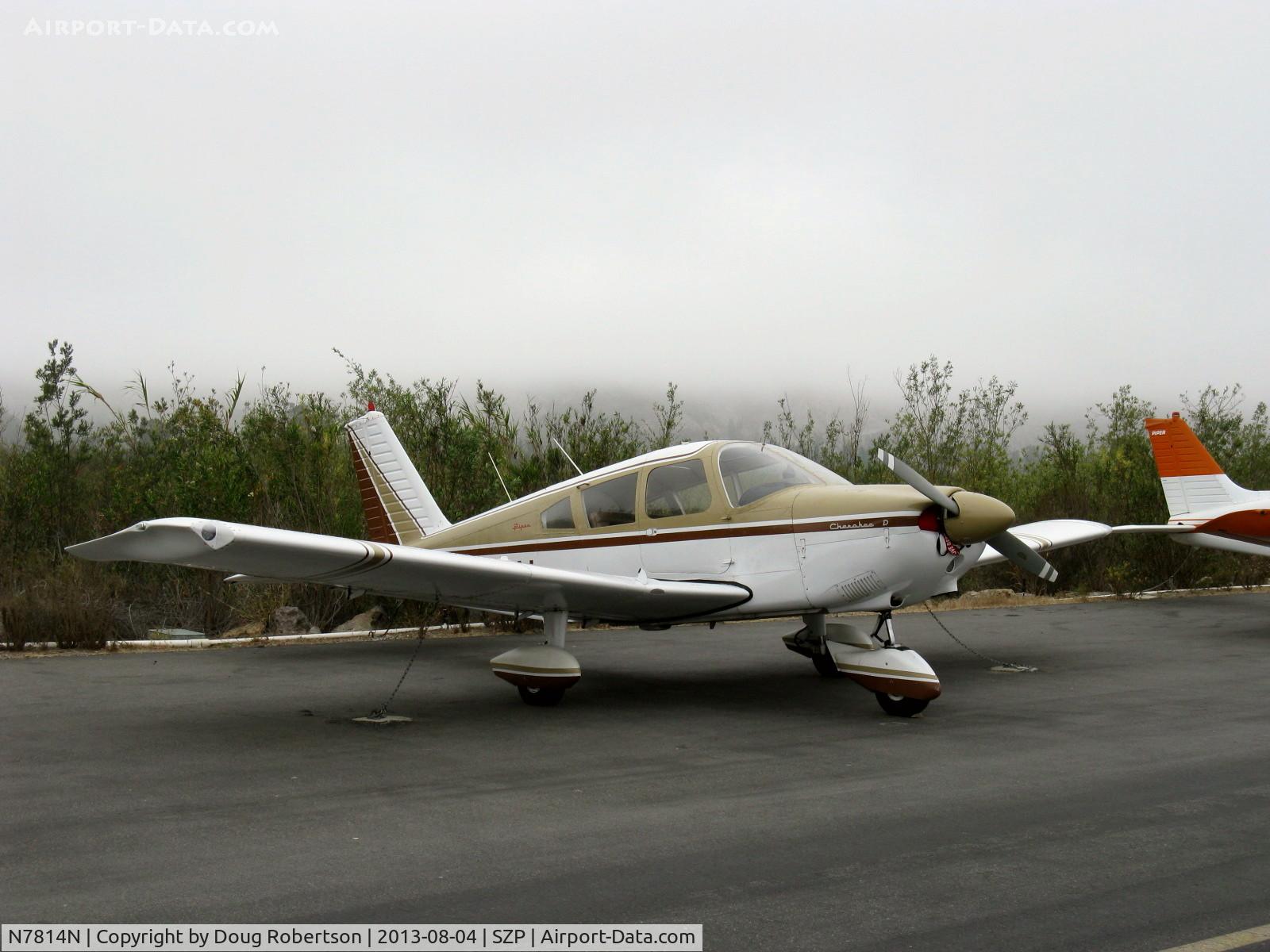 N7814N, 1969 Piper PA-28-180 Cherokee D C/N 28-5265, 1969 Piper PA-28-180 CHEROKEE D, Lycoming O&VO-360 180 Hp