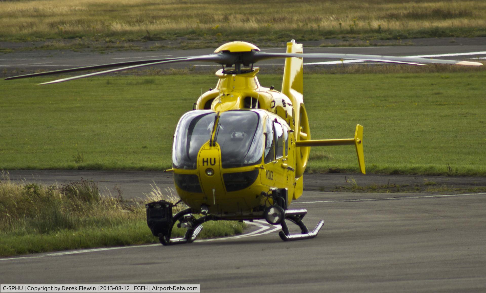 G-SPHU, 2002 Eurocopter EC-135T-2 C/N 0245, Visiting Eurocopter EC-135T-2 Police Helicopter Support Unit.