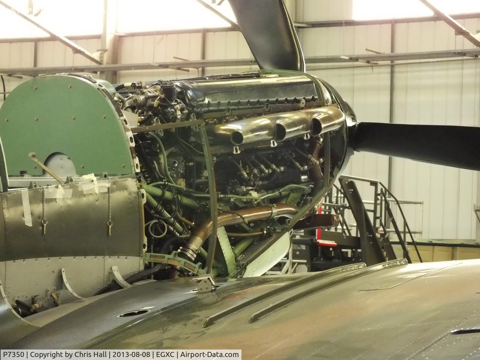 P7350, 1940 Supermarine 329 Spitfire IIa C/N CBAF.14, powered by the Rolls Royce Merlin XII