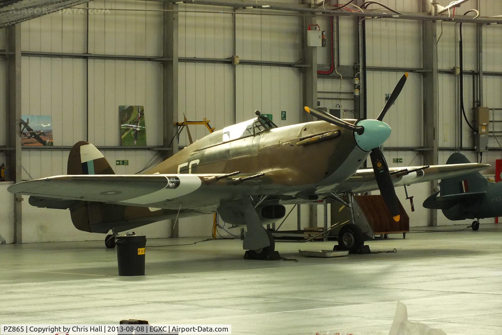 PZ865, 1944 Hawker Hurricane IIC C/N PZ865, Presented by Hawker Siddeley to the BBMF in March 1972, It also appeared in the film ‘Battle of Britain’