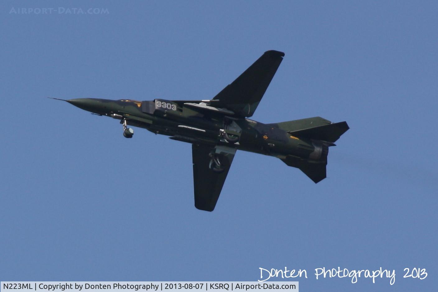 N223ML, 1981 Mikoyan-Gurevich MiG-23ML C/N 0390323303, Mig-23 (N223ML) departs Sarasota-Bradenton International Airport