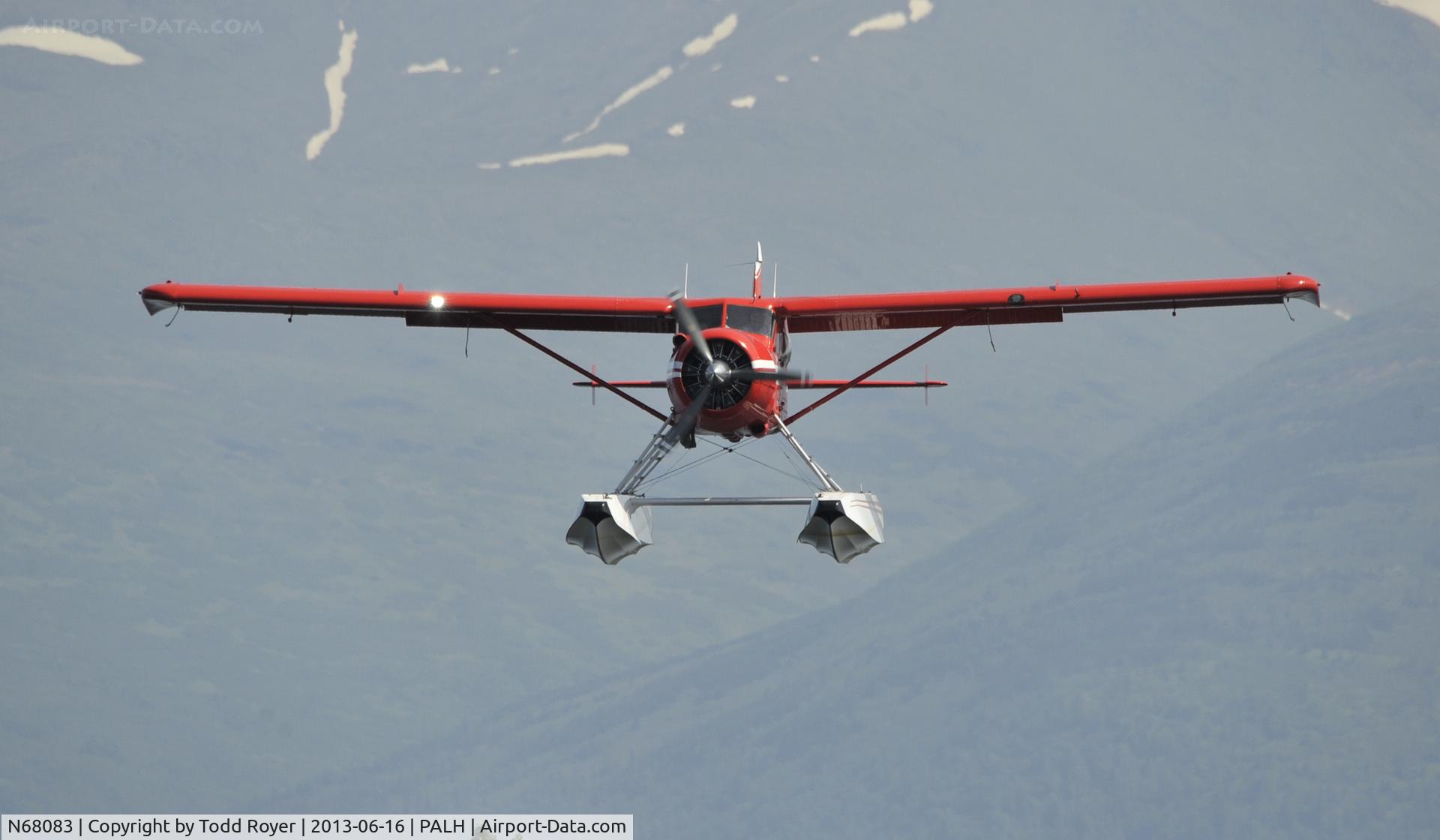 N68083, 1958 De Havilland Canada DHC-2 Beaver Mk.I C/N 1254, Landing at Lake Hood