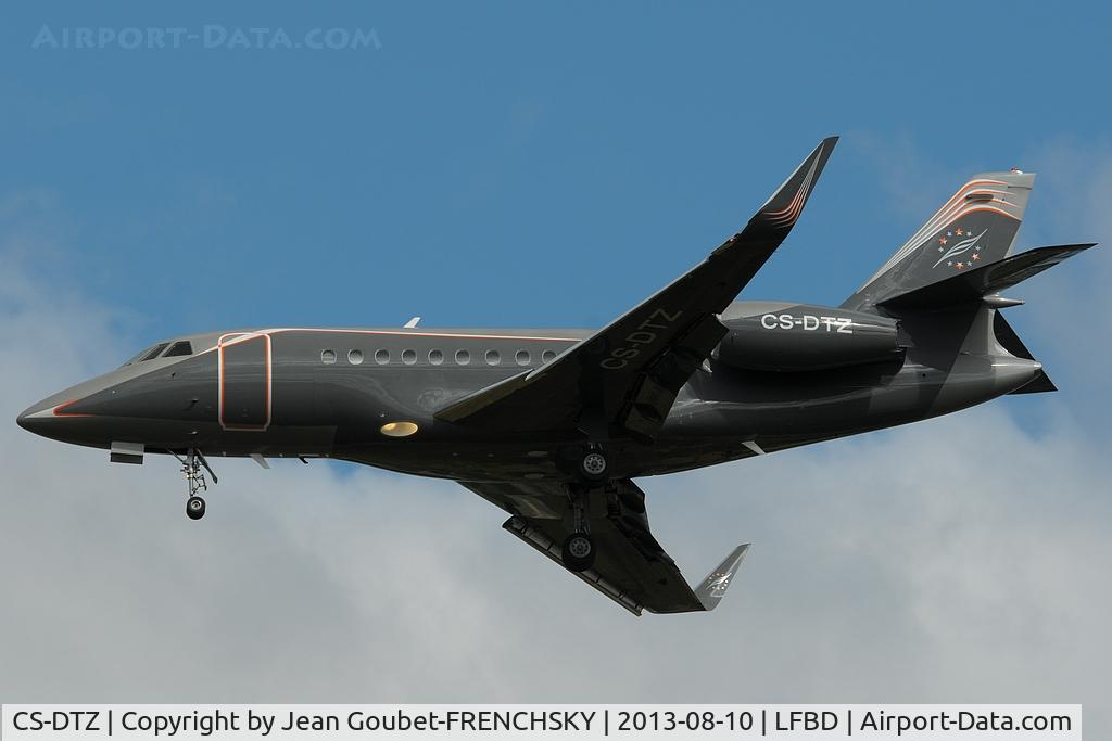 CS-DTZ, Dassault Falcon 2000LX C/N 42, MASTERJET landing 23 from Paris Le Bourget