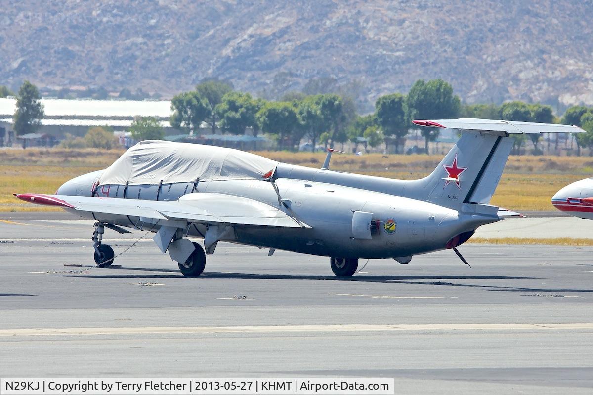 N29KJ, 1964 Aero L-29 Delfin C/N 491174, At Hemet - Ryan Field , California