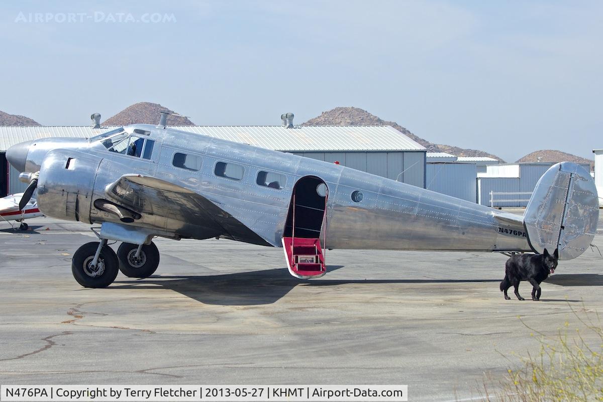 N476PA, 1952 Beech Expeditor 3NM (D18S) C/N CA-265, At Hemet - Ryan Field , California