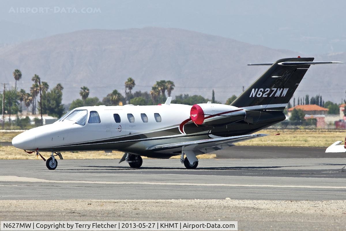 N627MW, 2006 Cessna 525 CitationJet CJ1+ C/N 525-0627, At Hemet - Ryan Field , California