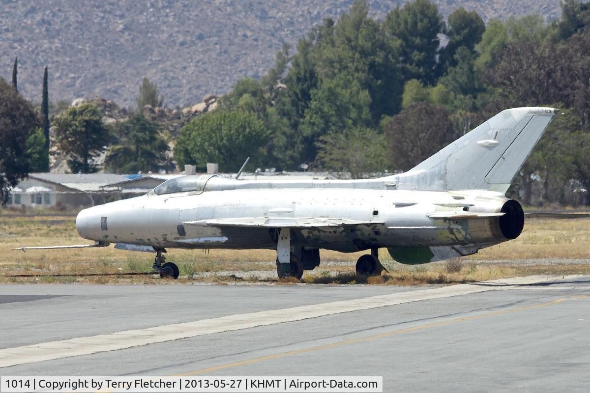 1014, Mikoyan-Gurevich MiG-21F-13 C/N 161014, At Hemet - Ryan Field , California