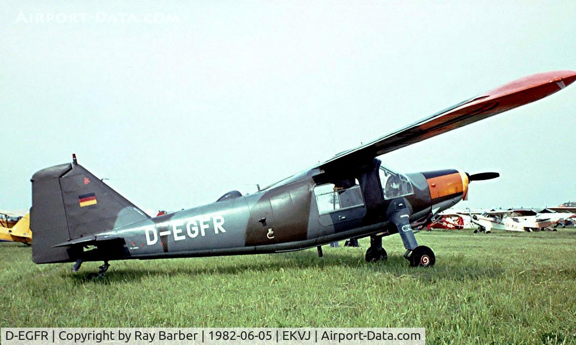 D-EGFR, Dornier Do-27A-1 C/N 160, Dornier Do-27A-1 [160] Stauning~OY 05/06/1982