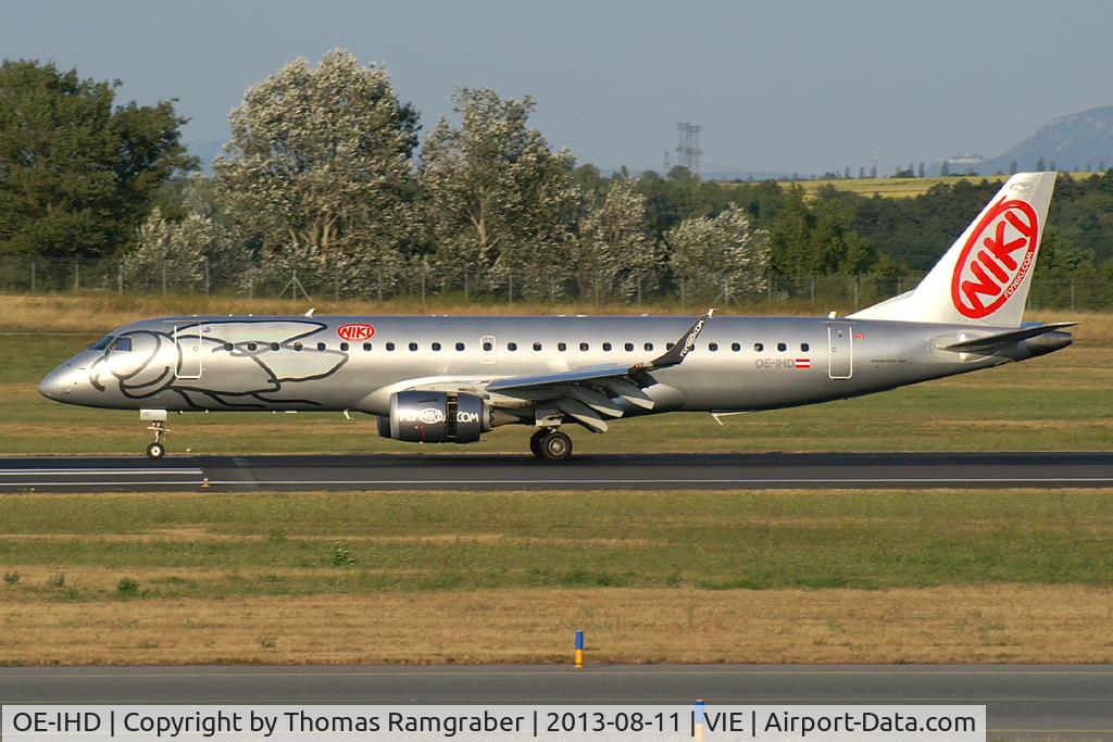OE-IHD, 2010 Embraer E190 (ERJ-190-100) C/N 19000354, FlyNiki Embraer 190