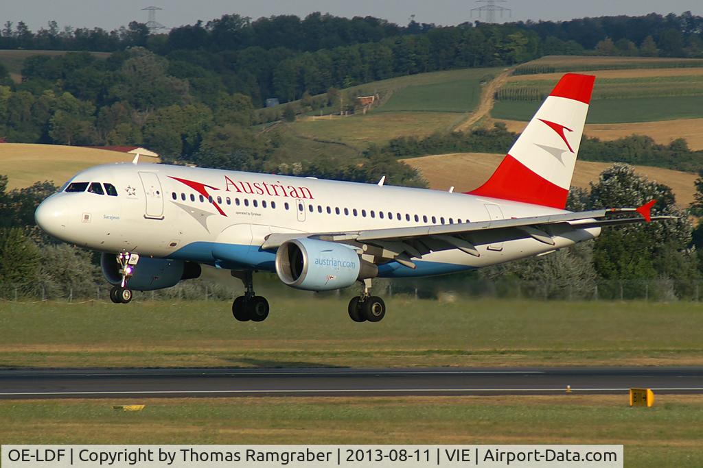 OE-LDF, 2005 Airbus A319-112 C/N 2547, Austrian Airlines Airbus A319