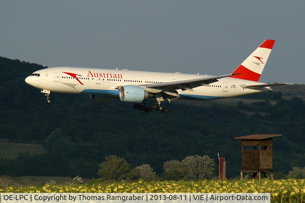 OE-LPC, 2002 Boeing 777-2Z9/ER C/N 29313, Austrian Airlines Boeing 777-200
