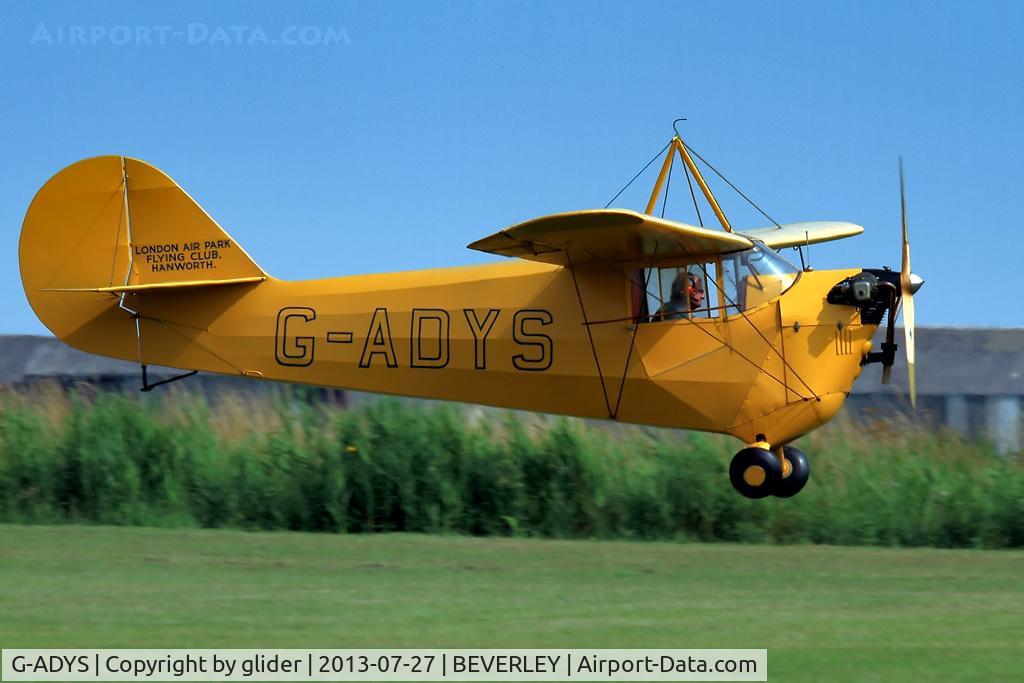 G-ADYS, 1935 Aeronca C-3 C/N A-600, Pity the Breighton example wasn't there