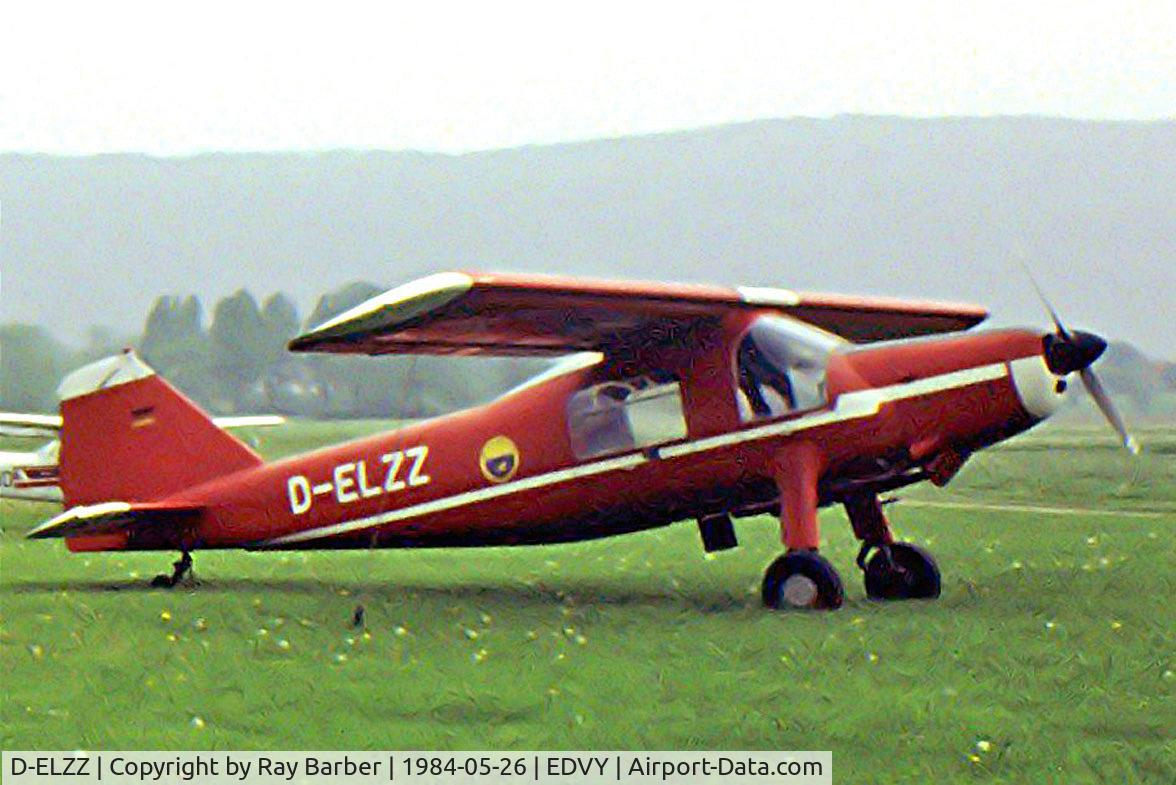 D-ELZZ, Dornier Do-27B-3 C/N 432, Dornier Do-27B-3 [432] Porta Westfalica~D 26/05/1984. Taken from a slide not the best of images needed a lot of work to get the image to this state.