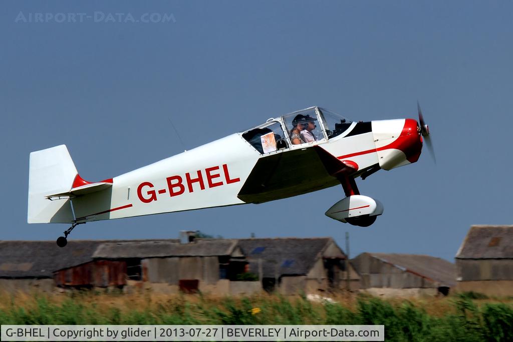 G-BHEL, 1957 SAN Jodel D-117 C/N 735, Nice climb out