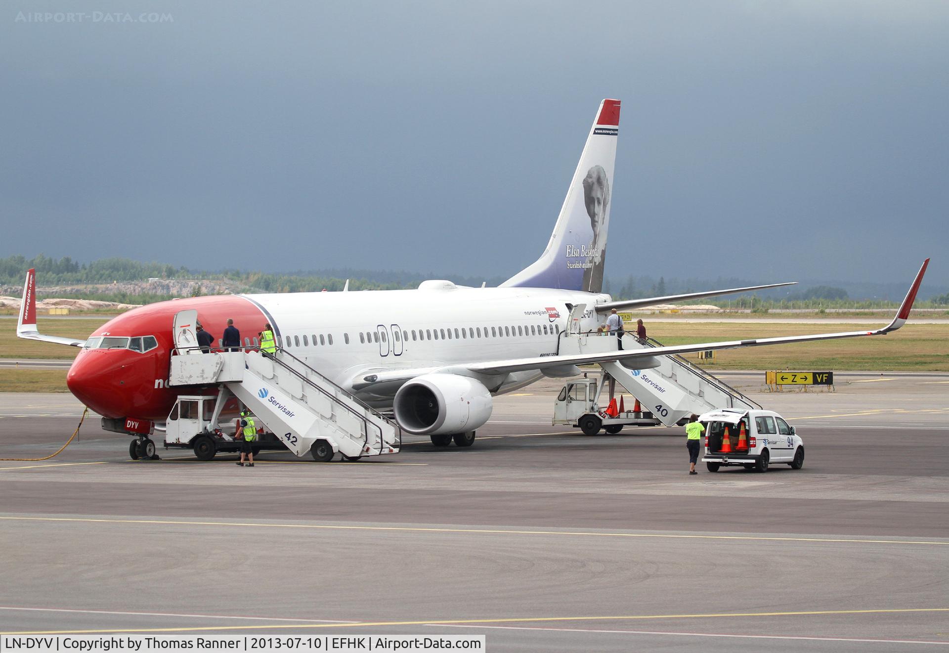 LN-DYV, 2012 Boeing 737-8JP C/N 39009, Norwegian B737
