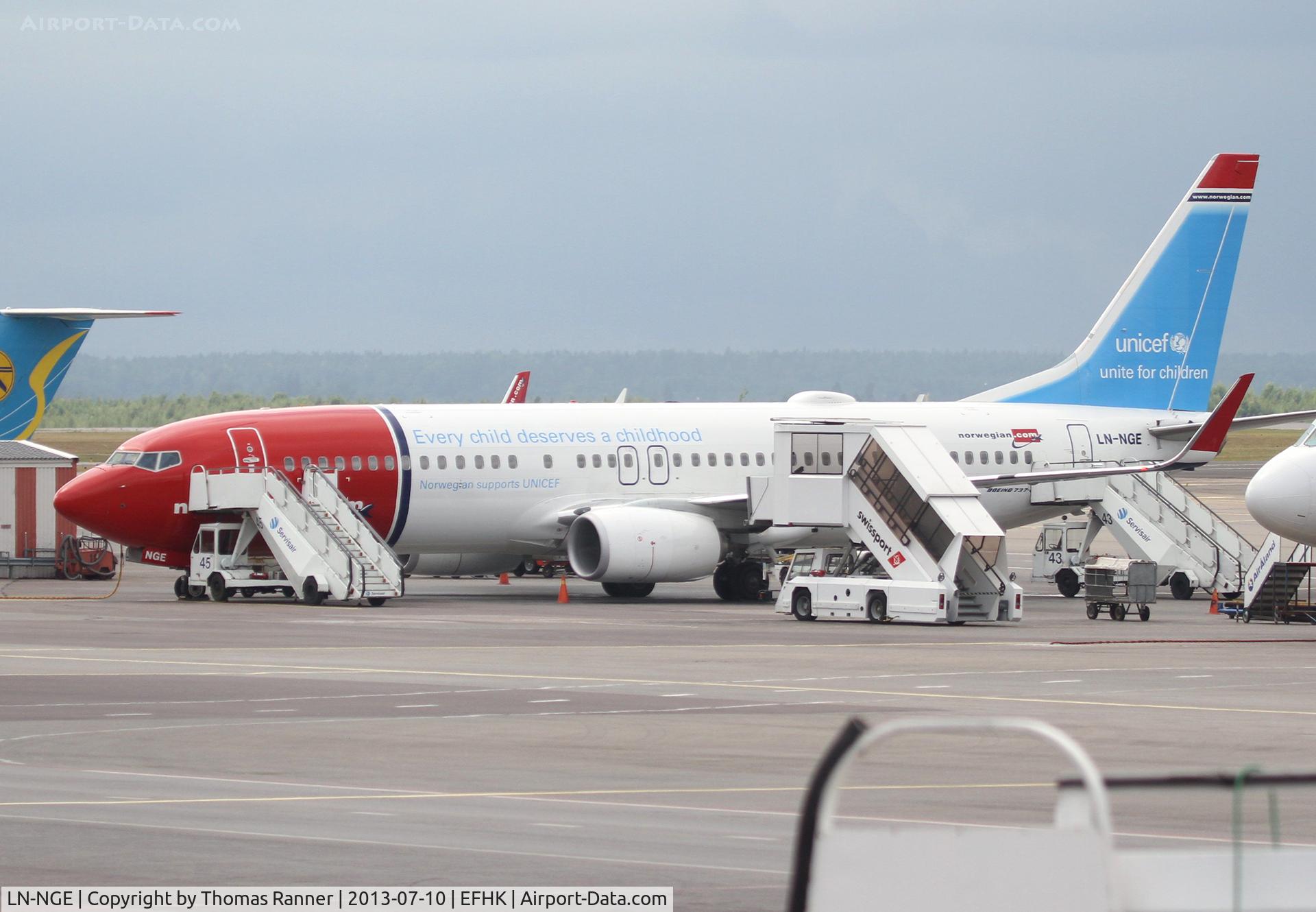 LN-NGE, 2012 Boeing 737-8JP C/N 39050, Norwegian B737