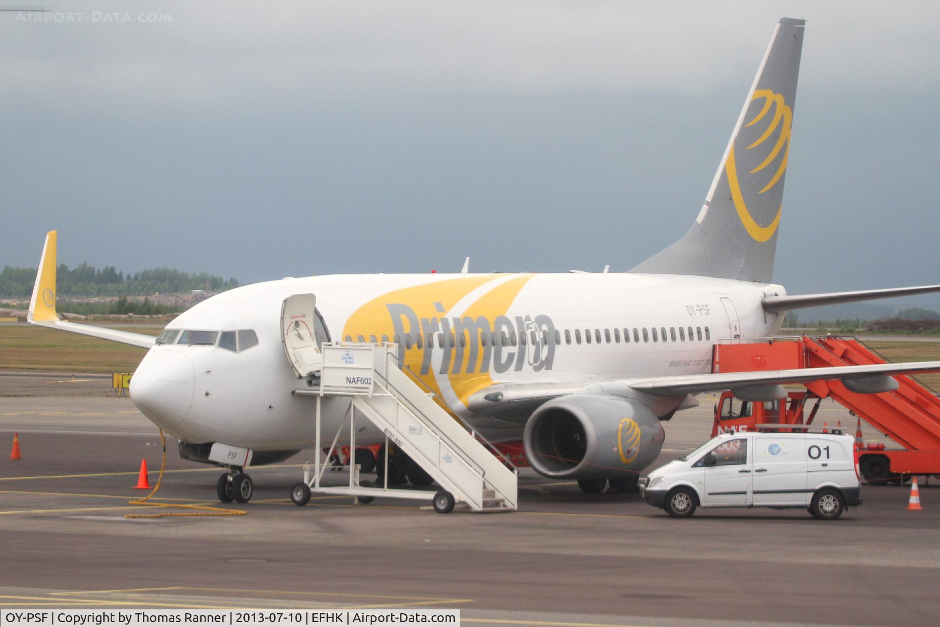 OY-PSF, 1998 Boeing 737-7Q8 C/N 28210, Primera B737