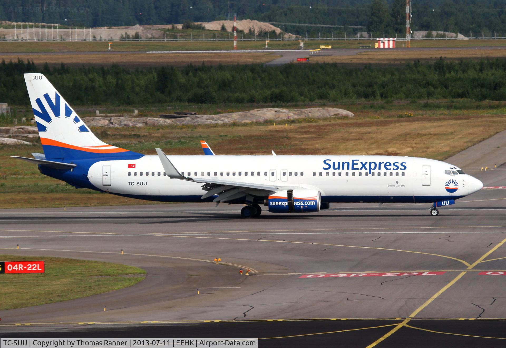 TC-SUU, 2001 Boeing 737-86Q C/N 30274, SunExpress B737