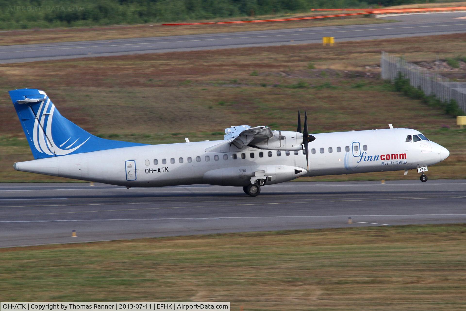 OH-ATK, 2009 ATR 72-212A C/N 848, FinnComm ATR72