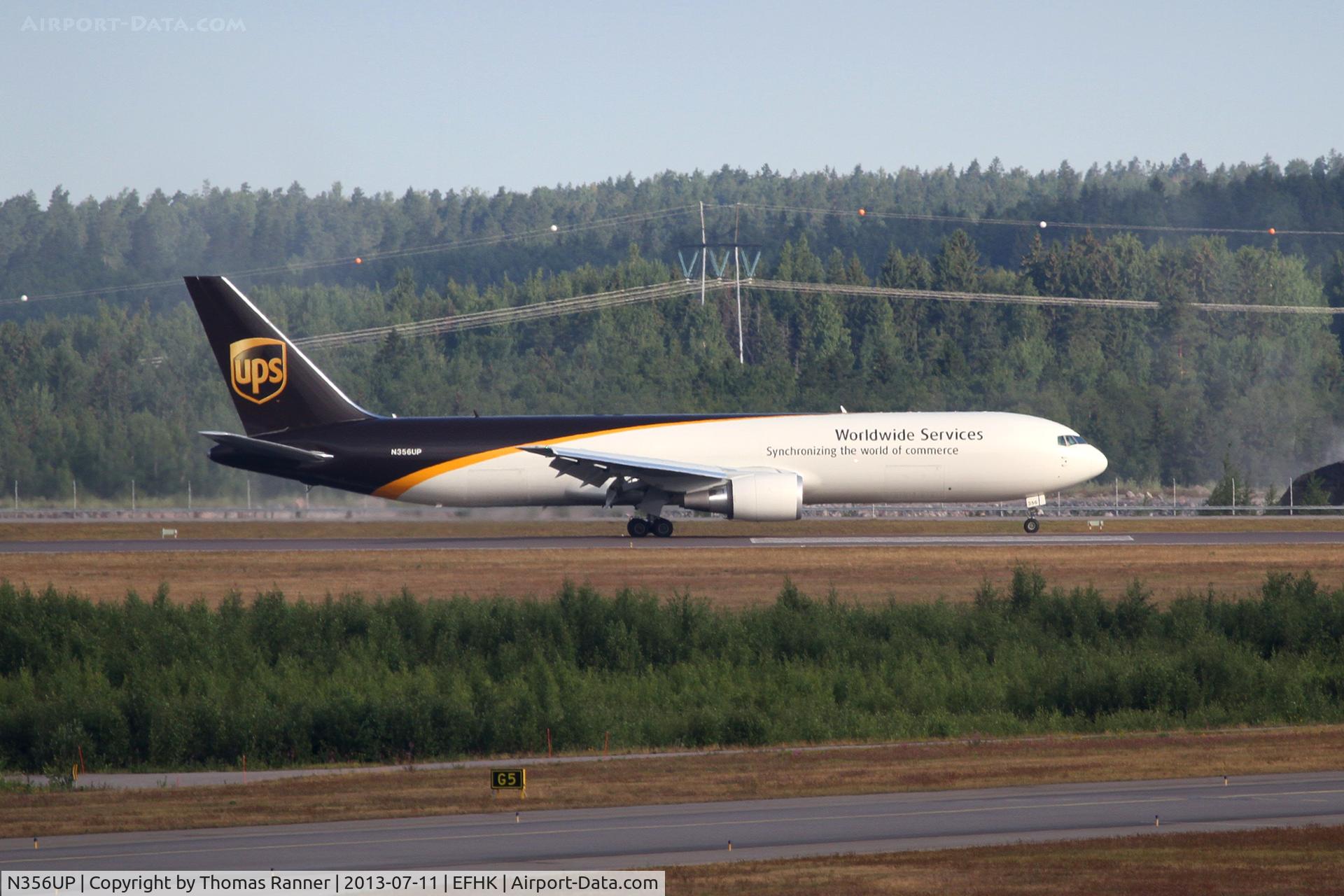 N356UP, 2013 Boeing 767-34AF/ER C/N 37869, UPS B767