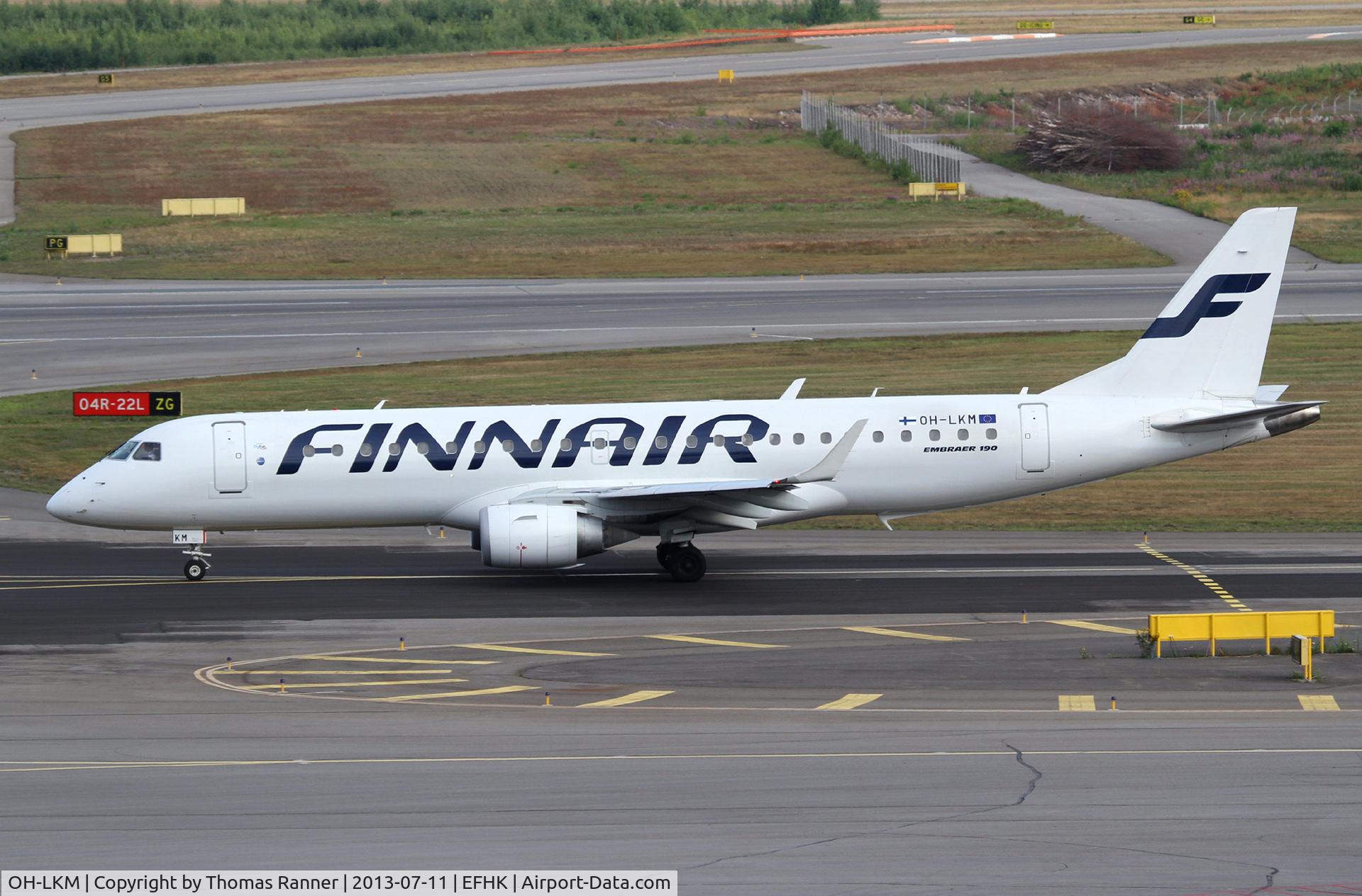 OH-LKM, 2008 Embraer 190LR (ERJ-190-100LR) C/N 19000160, Finnair Emb190