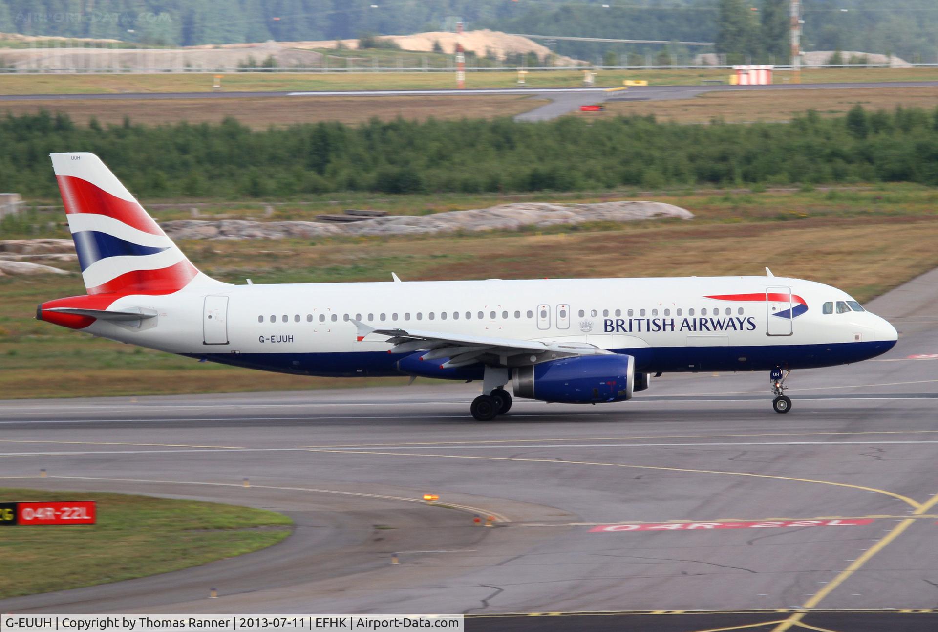 G-EUUH, 2002 Airbus A320-232 C/N 1665, British A320