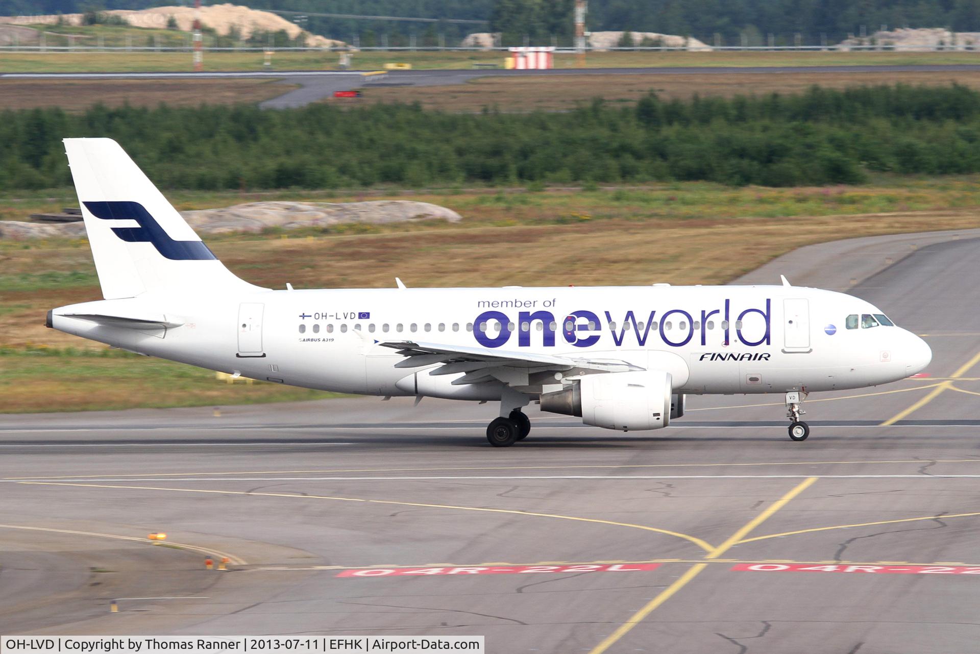 OH-LVD, 2000 Airbus A319-112 C/N 1352, Finnair A319